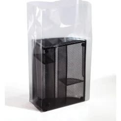 10" x 4" x 20" Gusseted Poly Bags, 3 Mil, Clear, 500/Carton (1715)