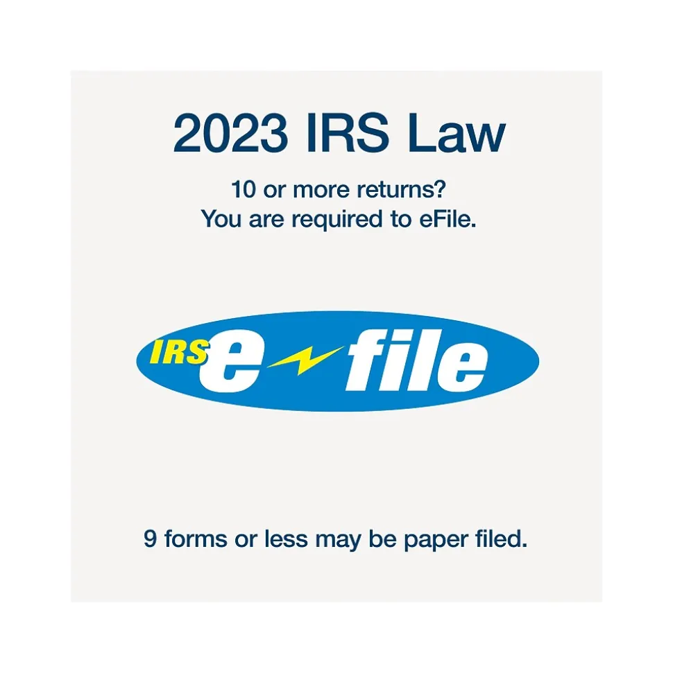 Adams 2024 1099-INT Tax Form with Self-Seal Envelope, 4-Part, 2-Up, Copy A, 1, B, 2, 12/Pack