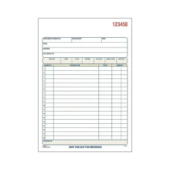 Adams 3-Part Carbonless Sales Orders, 8.44"L x 5.56"W, 50 Sets/Book (TC5805)