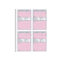 Adams Phone Message Pad, 5.5" x 3.8", Ruled, Pink, 50 Sheets/Pad (SC1184D) Best