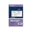 Adams Phone Message Pad, 5.5" x 8.5", Ruled, White, 100 Sheets/Pad (SC8603D) Best
