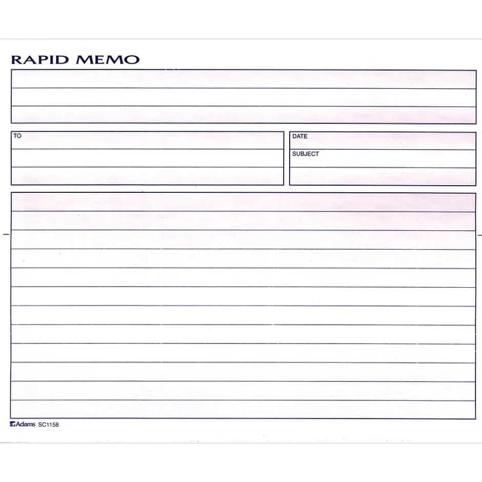 Adams Spiral Memo Books, 8-1/2" x 7-1/4" Discount
