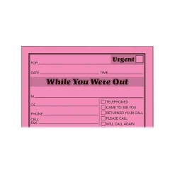Adams While You Were Out Memo Pads, 4.25