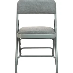 Advantage Gray Padded Folding Chairs, 4/Pack (DPI903F-GG-4)