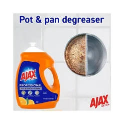 Ajax Ultra Professional Antibacterial Pot & Pan Dish Soap, Orange Scent, 145 fl. oz. (1.13 gal.) (61034313)