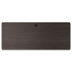 Alera Modern Teacher Series 60"W Pedestal Desk, Charcoal Woodgrain/Gray (MSD6024CH)