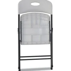 Alera Resin Office Folding Chair, White, 4/Carton (ALEFR9402)