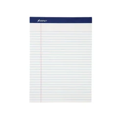 Ampad Evidence Notepad, 8.5" x 11.75", Wide Ruled, White, 50 Sheets/Pad, 12 Pads/Pack (TOP20-170) Hot