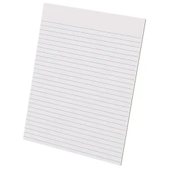 Ampad Glue Top Ruled Pads, Wide Rule, Letter Size, White, 50-Sheet Pads/Pack, Dozen (21-112) New