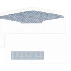 Ampad Security Tinted #10 Window Envelope, 4 1/8" x 9 1/2", White, 500/Box (73047)