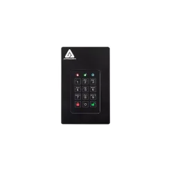 Apricorn Aegis Fortress 5TB, External Hard Drive, Black (AFL3-5TB)