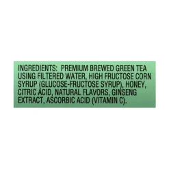 Arizona Green Tea Ginseng and Honey, 16 Oz., 24/Pack (900-00086)