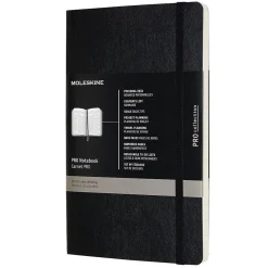 Assorted Publishers PRO Professional Notebooks, 5" x 8.25", Narrow Ruled, Black (620787) New