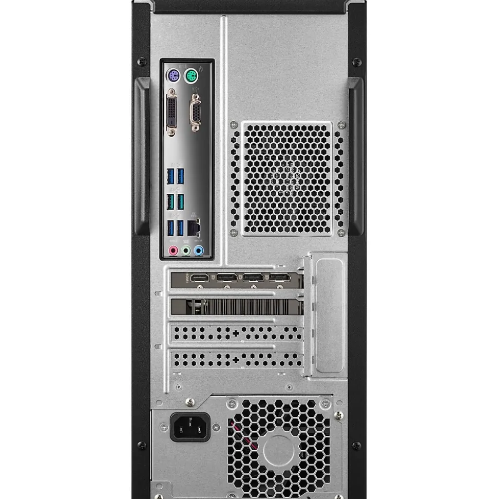 Asus ROG Strix G10DK--RS554 Gaming Desktop Computer, AMD Ryzen 3 3400G, 8GB Memory, 256GB SSD 1TB HDD (G10DK-RS554)