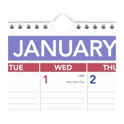AT-A-GLANCE 2025 15.5" x 22.75" Monthly Wall Calendar, White/Purple (PM3-28-25) Hot