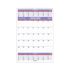 AT-A-GLANCE 2025 15.5" x 22.75" Three-Month Wall Calendar (PM6-28-25) Hot