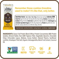 Atlas Gluten Free Chocolate Protein Bar, 1.9 oz., 10 Bars/Box 2/Box (600-02138)