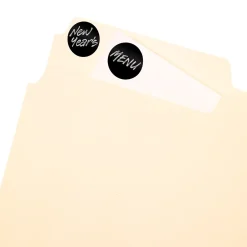 Avery Color-Coding Labels on 4" x 6" Sheets, 3/4" Dia, Black, Non-Printable, 1,008 Labels/Pack (5459) Online