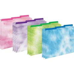 Barker Creek Beautiful Chevron File Folder, 1/3-Cut Tab, Letter Size, Assorted, 107/Set (151) Best
