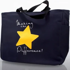 Baudville® Tote Bag With Journal And Pen, Making the Difference