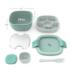 bentgo Salad Container, Coastal Aqua, 54 oz. (BGOSAL-CA) Hot