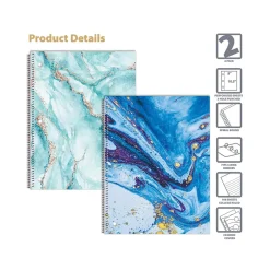Better Office 1-Subject Notebooks, 8" x 10.5", College Ruled, 100 Sheets, 2/Pack (25702-2PK) Hot