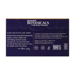 Bigelow Botanicals Decaf Blackberry Raspberry Hibiscus Tea Bags, 18/Box (39000)