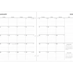 Blue Sky 2025 Amalia 8.5" x 11" Monthly Planner, Plastic Cover, Multicolor (152534) Discount