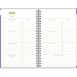 Blue Sky 2024-2025 The House That Lars Built Mystic Violet 5" x 8" Academic Weekly & Monthly Planner, Plastic Cover Online
