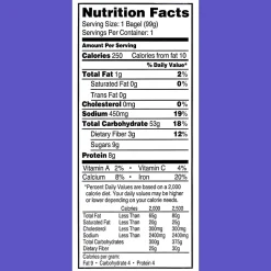 Burry Individually Wrapped Cinnamon Raisin Bagel w/ Cream Cheese, 4.6 Oz, 6/Box (307-00371)