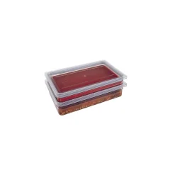 Cambro 1/3 Size Camwear® Grip Cover, 12 3/4" L x 6 15/16" W, Clear (30CWGL135)