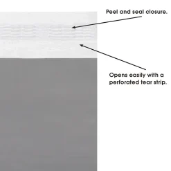 Clear View Poly Envelope, 10" x 13", 500/Carton (CV1013)