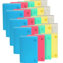 C-Line® 3" x 5" Index Card Case, Assorted Colors, Pack of 24 (CLI58335-24)