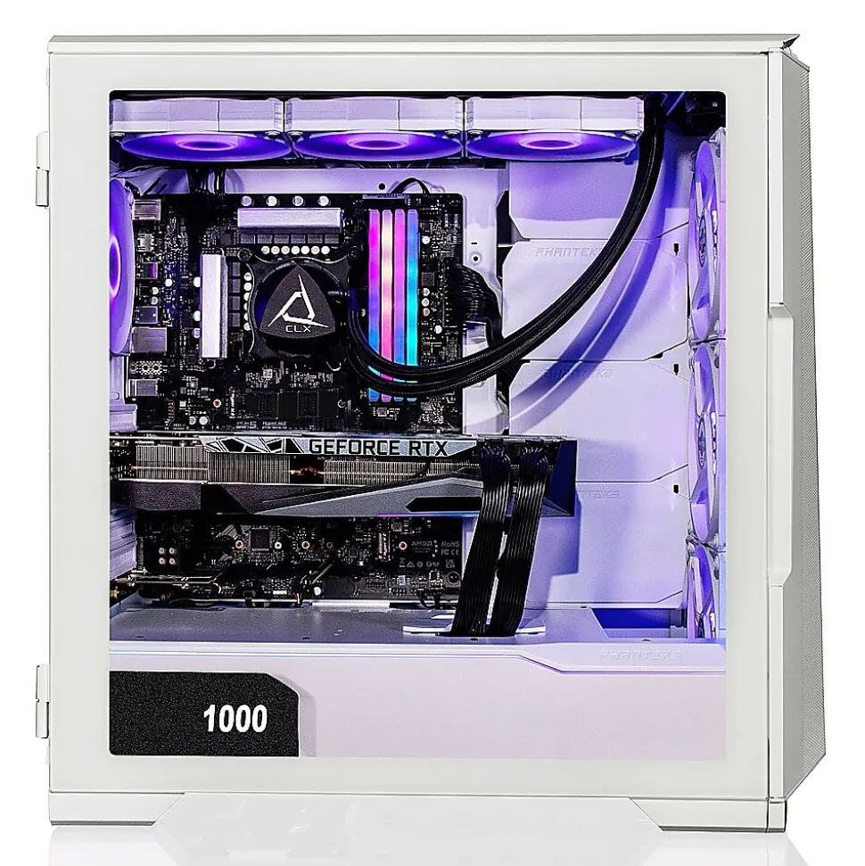 CLX SET TGMSETRTH2A12WM Gaming Desktop Computer, Intel Core i7-13700KF, 64GB Memory, 1TB SSD, 6TB HDD