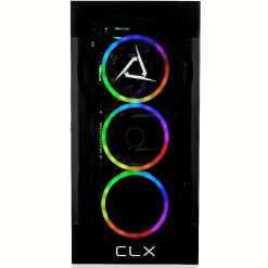 CLX SET TGMSETRTM2A00BM Gaming Desktop Computer, AMD Ryzen 7 7700X, 32GB Memory, 1TB SSD, 4TB HDD