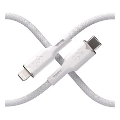 360 Electrical Fluid Lightning to USB-C Charging Cable, 5 ft., Powder (3E0795-PDW8NA)