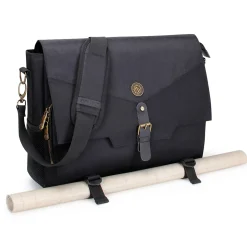 ENHANCE Tabletop Roleplaying Game Fabric Messenger Bag, Black (5871345)