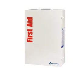 First Aid Only First Aid Cabinet,ANSI Class B, 150 People, 1462 Pieces, White (91341)