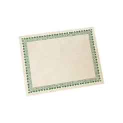 Gartner Studios Certificates, 8.5" x 11", Green Border/Ivory, 100/ Pack (35593)