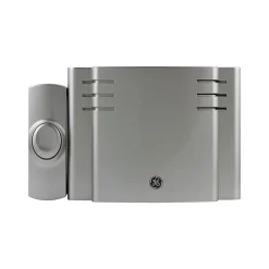 GE 19303 Wireless Smart Door Chime, Nickel (JAS19303)