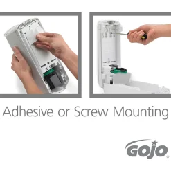 GOJO ADX12 Wall Mounted Hand Soap Dispenser, Gray/Silver (8884-06)