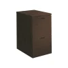 HON 10500 Series 2-Drawer Mobile Vertical File Cabinet, Letter/Legal Size, Lockable, Mocha (HON105104MOCH)