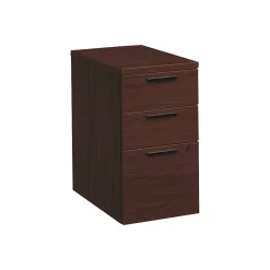 HON 10500 Series Mobile Vertical File Cabinet, Letter/Legal Size, Lockable, 28"H x 15.75"W x 22.75"D, Mahogany (HON105102NN)