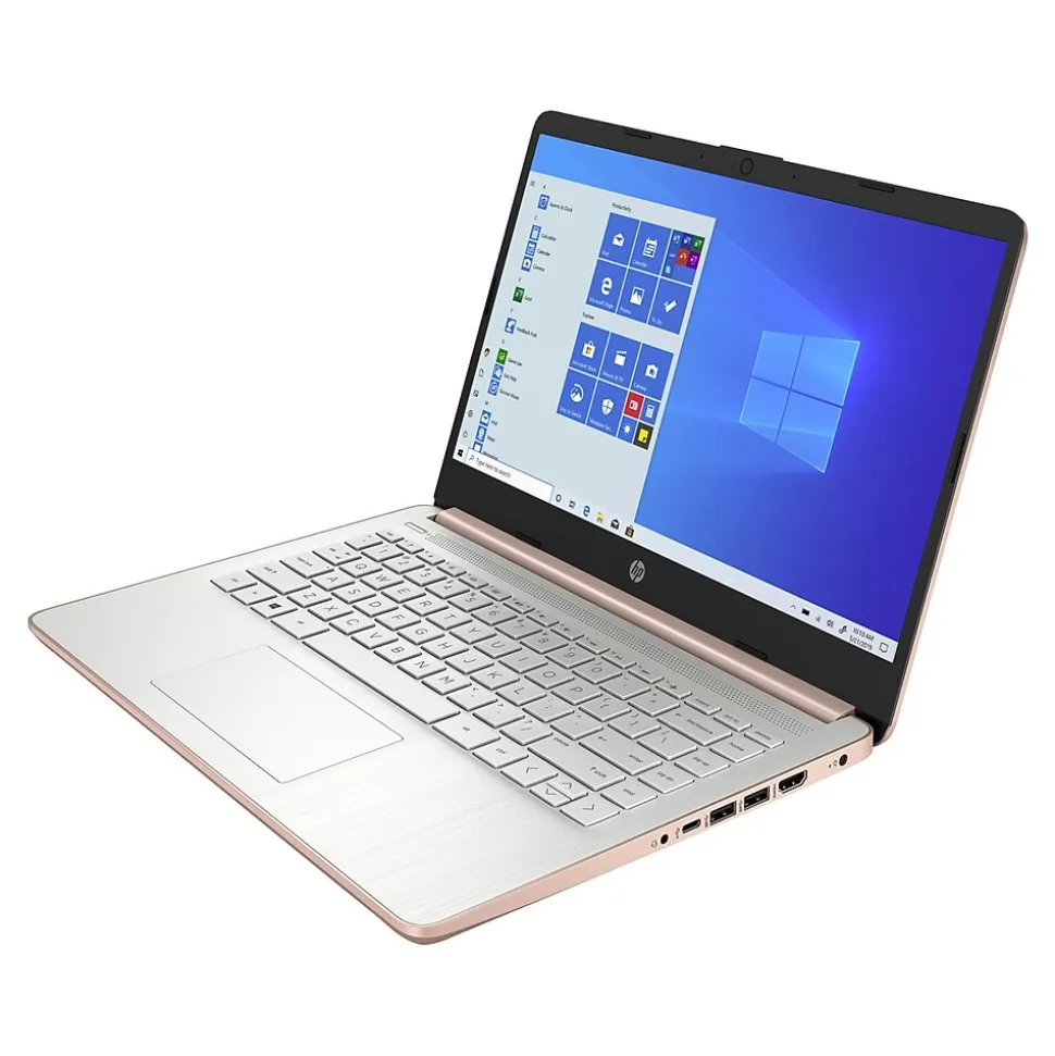 HP 14-dq0030nr 47X77UA 14" Notebook Laptop, Intel Celeron N4020, 4GB Memory, 64GB Flash Memory, Windows 10 Home