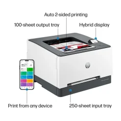 HP LaserJet Pro 3201dw Wireless Color Laser Printer, Best for Office (499Q9F)