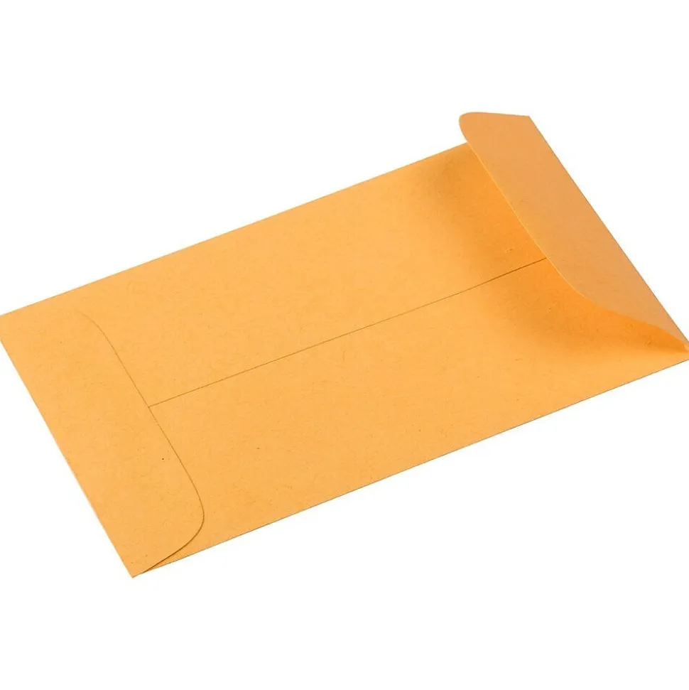 JAM Paper #3 Catalog Envelopes, 2 1/2" x 4 1/4", Brown Kraft, 50/Pack (94755-50)