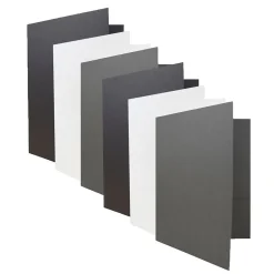 JAM Paper Linen 2-Pocket Folders, Multicolored, Assorted Business Colors, 6/Pack (24365119) Online