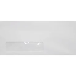 JAM PAPER #10 Window Envelopes (4 1/8 x 9 1/2), 24lb., Bright White, Laser Safe, 1000/pack