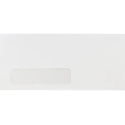 JAM Paper #10 Window Envelope, 4 1/8" x 9 1/2", White, 250/Pack (1633173CF)