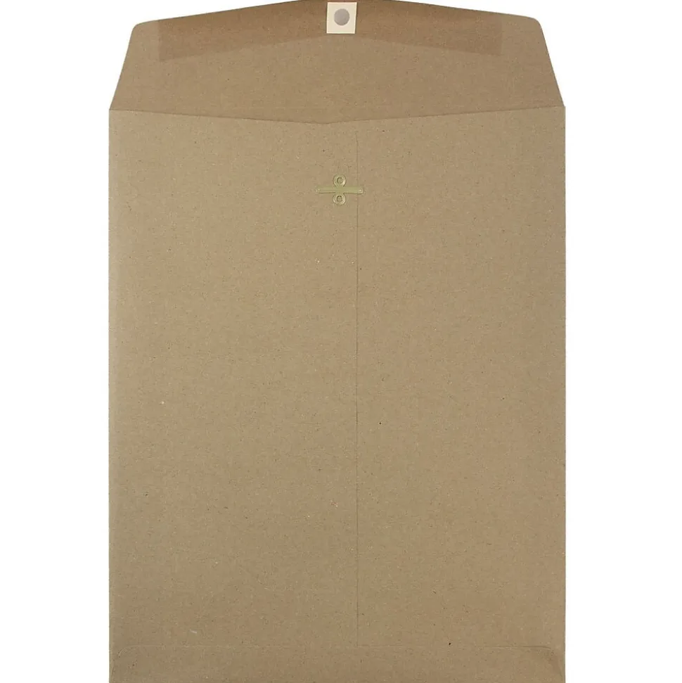 JAM Paper 10 x 13 Kraft Open End Catalog Envelopes with Clasp Closure, Brown Kraft Paper Bag, 25/Pack (563120854)